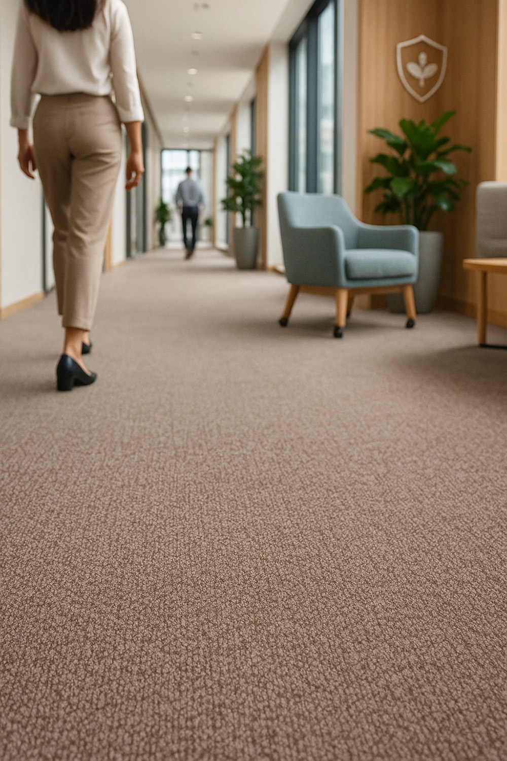 Les avantages de la moquette pour votre intérieur en 2025 38 Locaux professionnels avec de la moquette solide grise