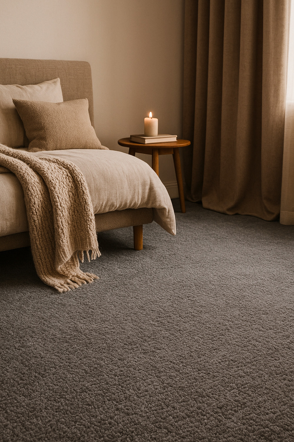 Les avantages de la moquette pour votre intérieur en 2025 26 Moquette en velours grise isolant thermique