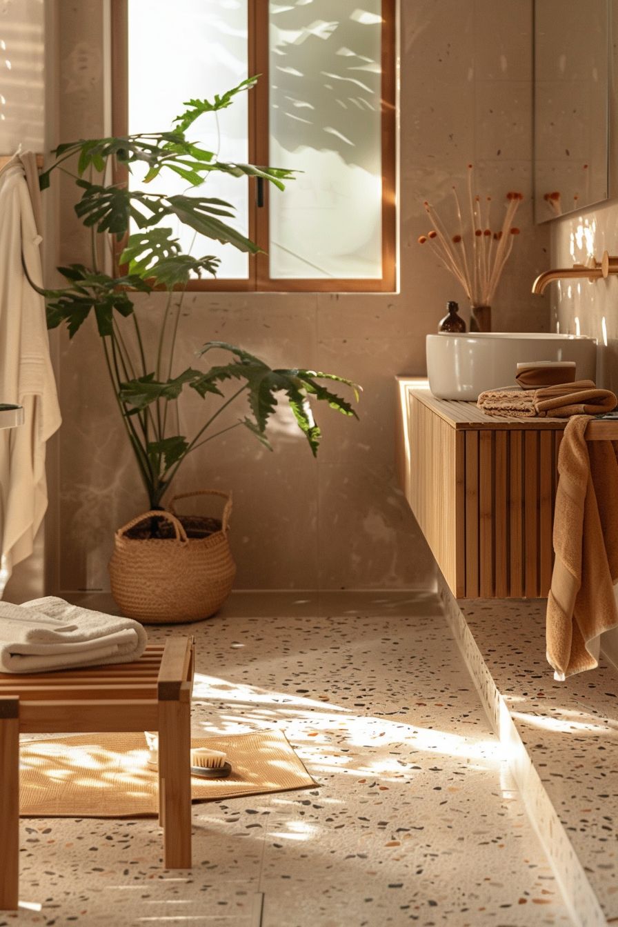 tendances 2025 terrazzo salle de bain 1
